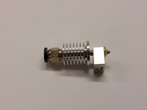 Screw in the pneumatic fitting to the heatsink