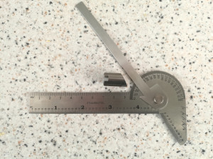 Conventional angle gauge 